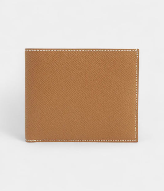 Hermès MC² Copernic Compact Wallet in Gold Epsom Calfskin Square
