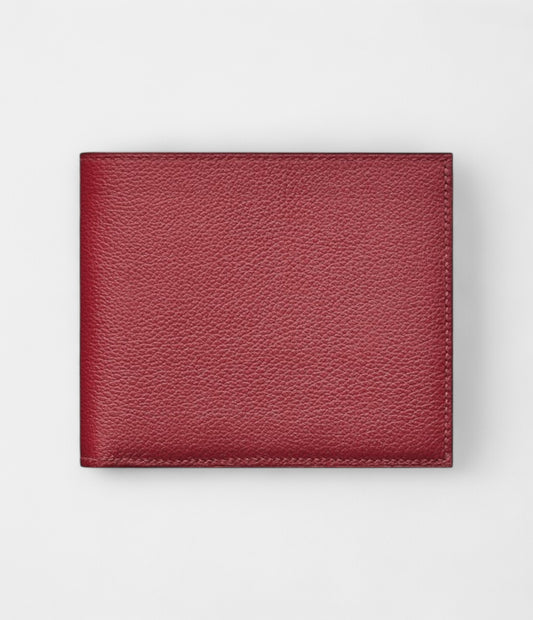 Hermès MC² Copernic Compact Wallet in Evercolor Calfskin – Rouge Grenat