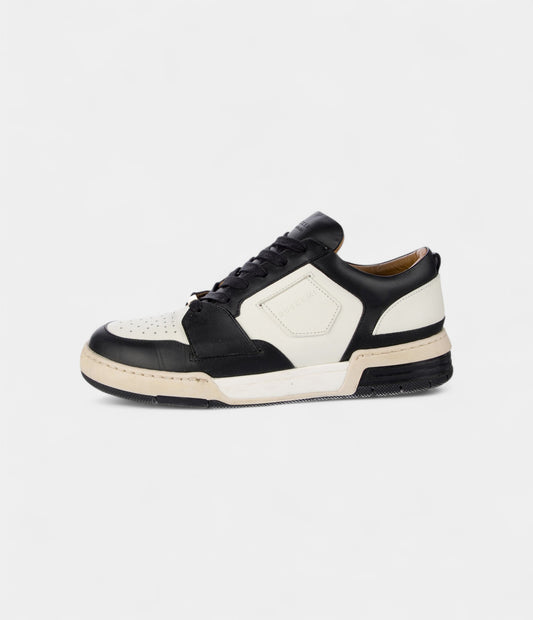 Hermès Men's Leather Colorblock Pattern Sneakers