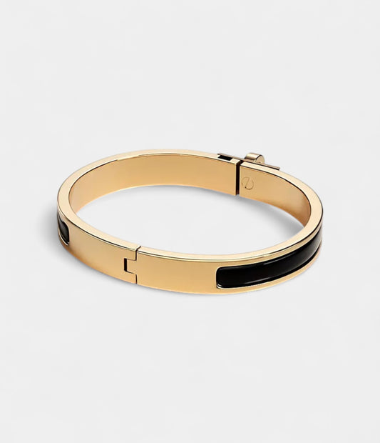 Hermès Mini Clic Kelly Bracelet Black