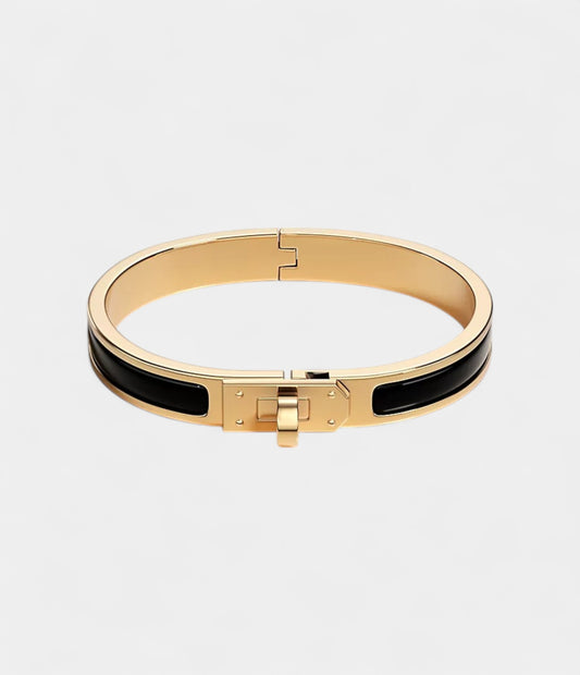 Hermès Mini Clic Kelly Bracelet Black