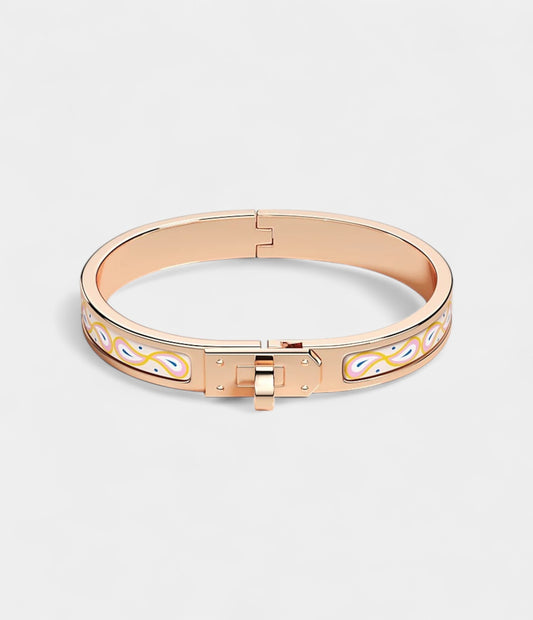 Hermès Mini Clic Kelly Palmettes Composées Bracelet Confettis