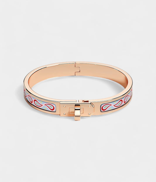 Hermès Mini Clic Kelly Palmettes Composées Bracelet Croisière