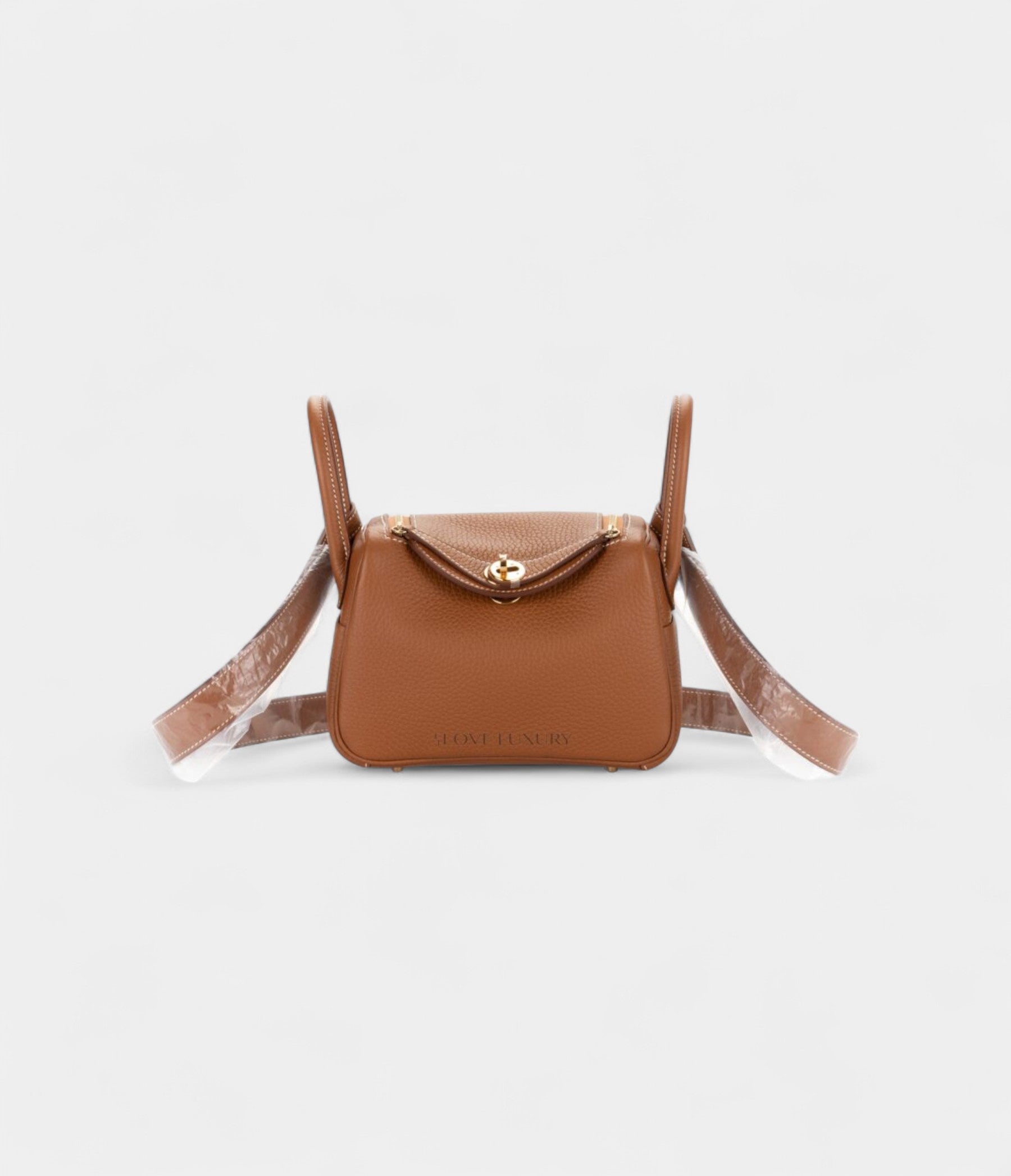 Hermès Mini Lindy Gold Clemence Hardware