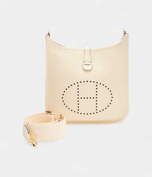 Hermès Nata Clemence Evelyne III 29 Gold Hardware