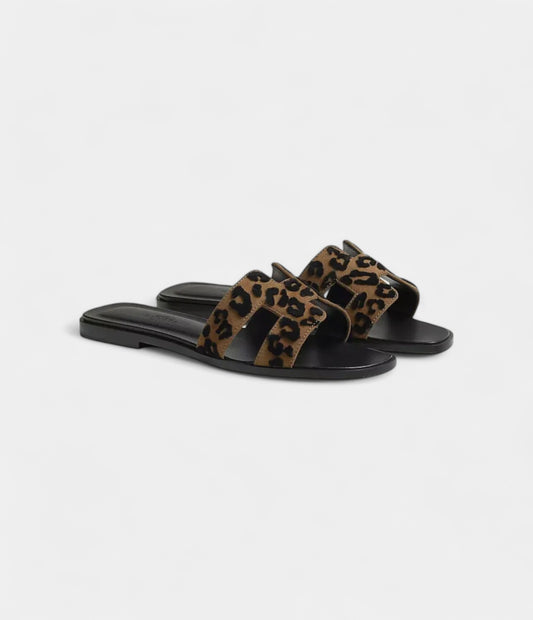 Hermès Oran Sandals for Women In Summer Slip-Resistant Brown