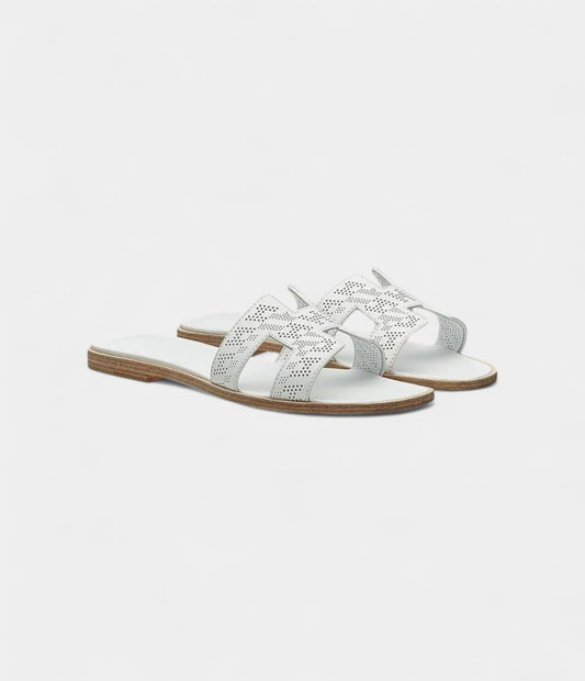 Hermès Oran Sandals for Women – Spring, Summer & Fall Edition in White