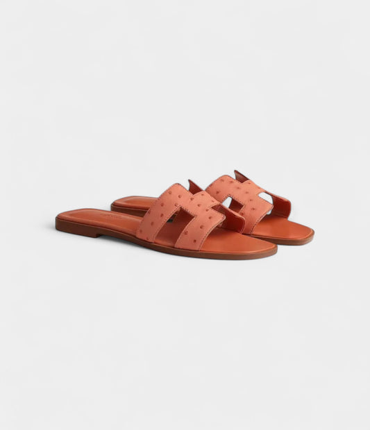Hermès Oran Sandals for Women – Summer Edition in Earth Orange