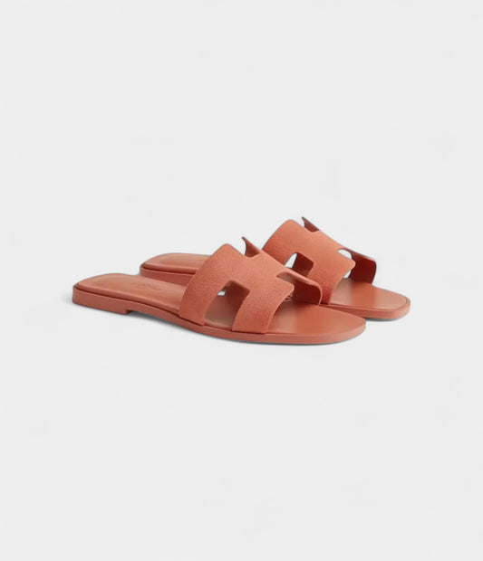 Hermès Oran Sandals for Women – Summer & Fall Edition in Orange