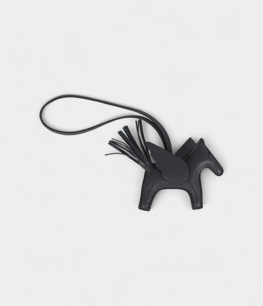 Hermès Pegase Rodeo Bag Charm PM Ardoise Milo Lambskin