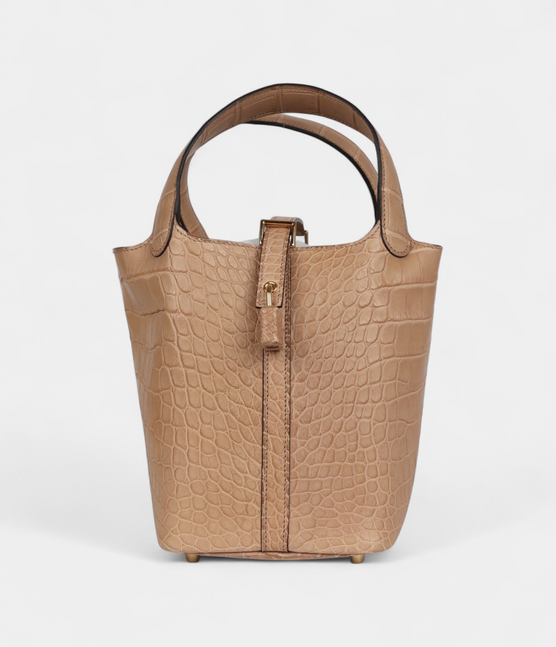 Hermès Picotin Lock 18 Chai Matte Alligator Gold Hardware