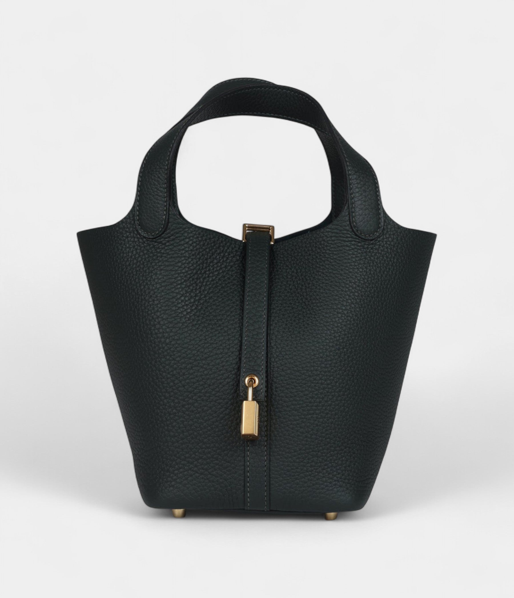 Hermès Picotin Lock 18 Dark Green Clemence Gold Hardware