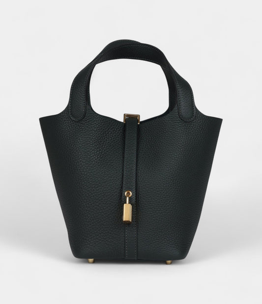 Hermès Picotin Lock 18 Dark Green Clemence Gold Hardware
