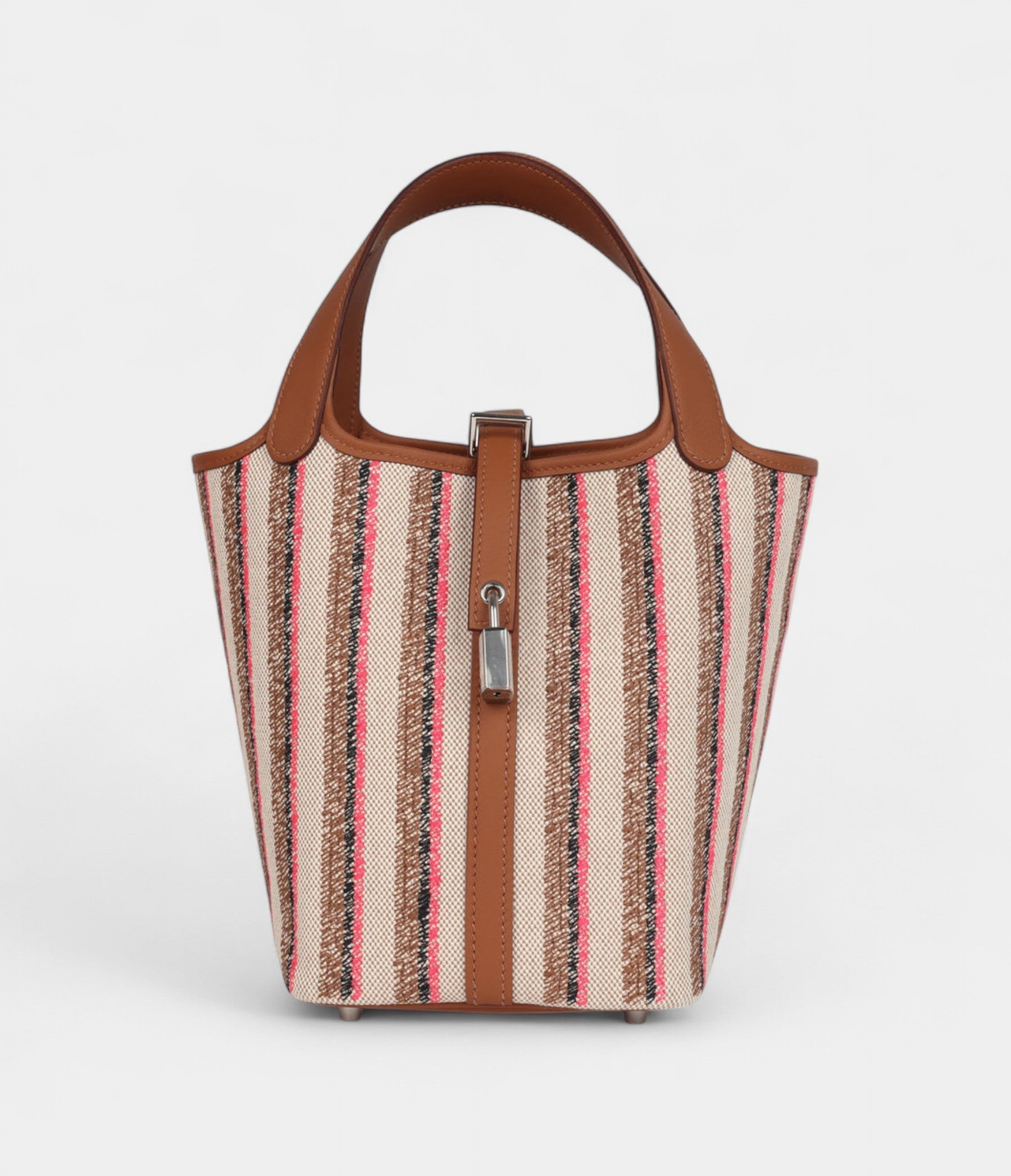 Hermès Picotin Lock 18 Gold, Ecru-Beige, Rose Pop, Black Toile H and Fauve Swift Palladium Hardware