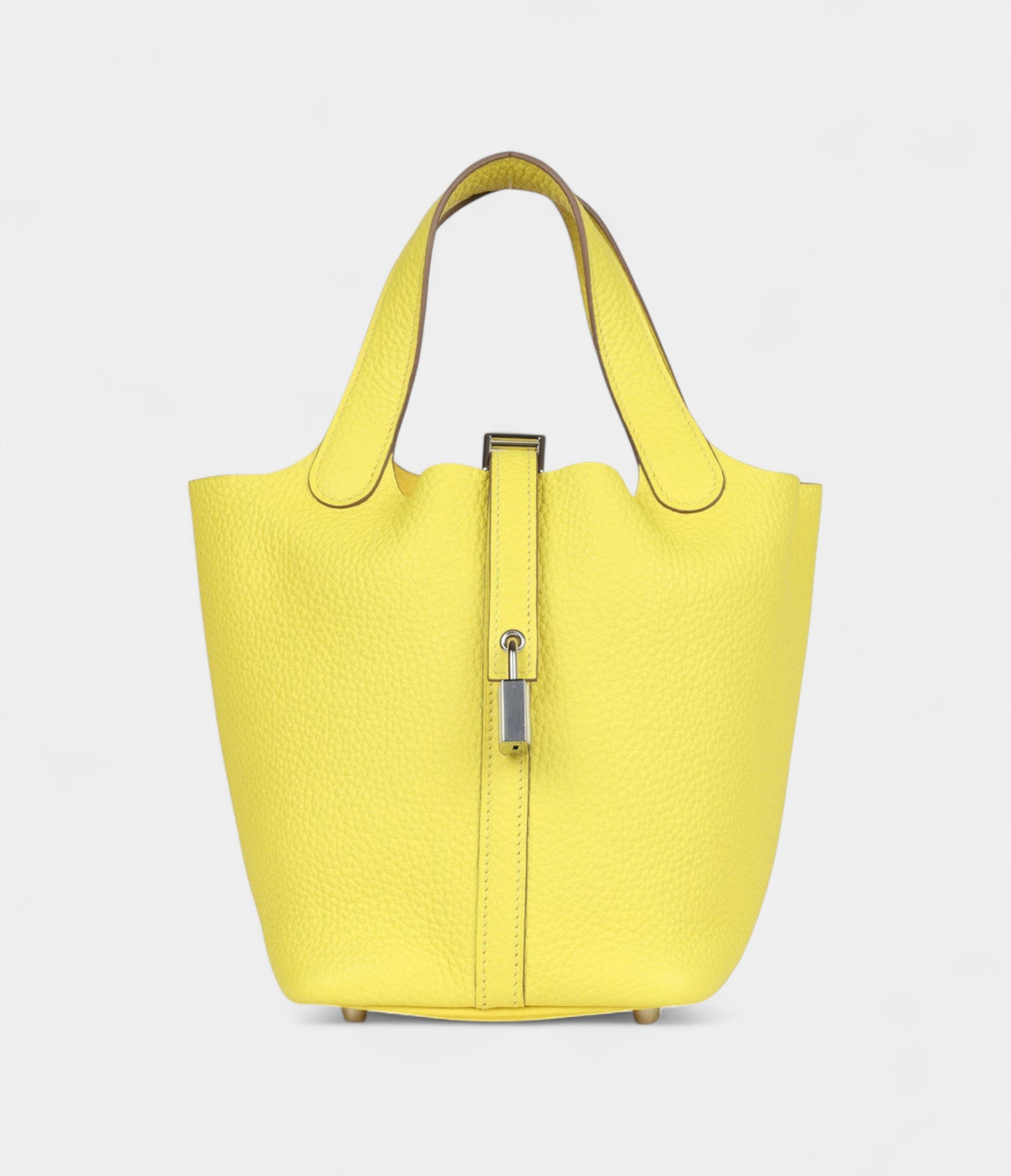 Hermès Picotin Lock 18 Lime Clemence Palladium Hardware