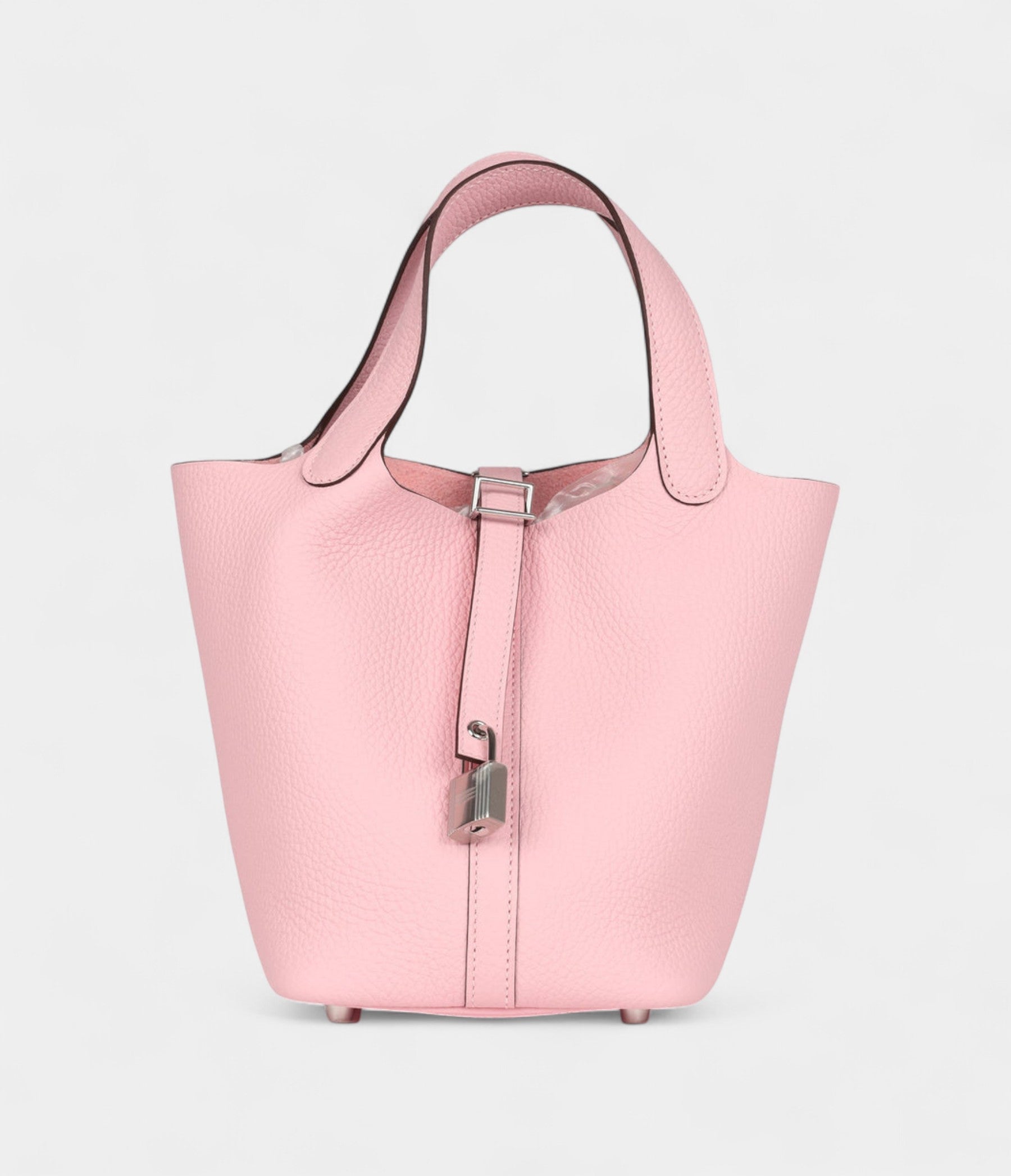 Hermès Picotin Lock 18 Rose Sakura Clemence Palladium Hardware