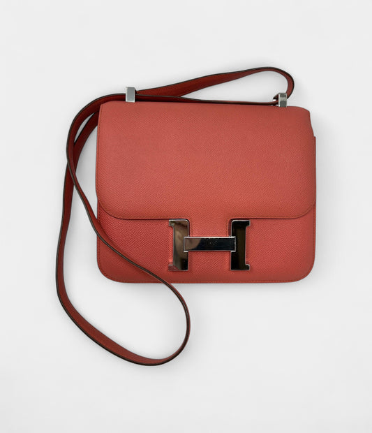 Hermes Pink Constance 24 Bag