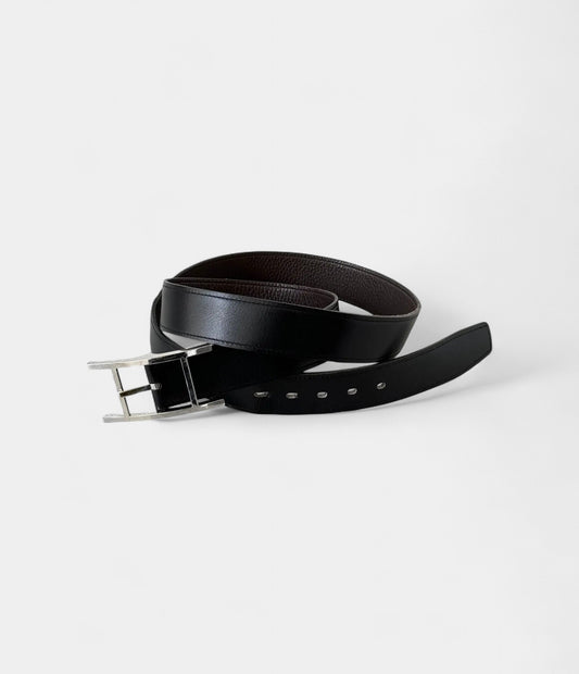 Hermès Quentin Leather Belt Contemporary Elegance with a Refined Edge