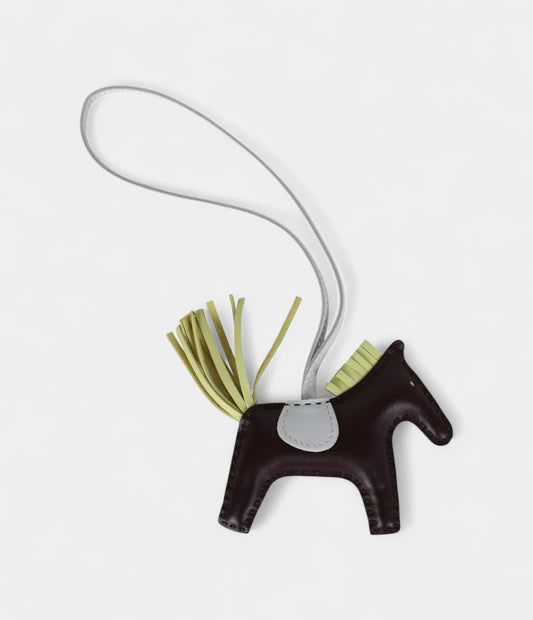 Hermès Rodeo Bag Charm PM Rouge Sellier Bleu Brume Jaune Bourgeon Milo Lambskin