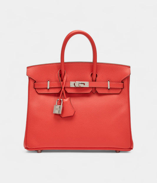 Hermès Rose Jaipur Epsom Birkin 25 Palladium Hardware