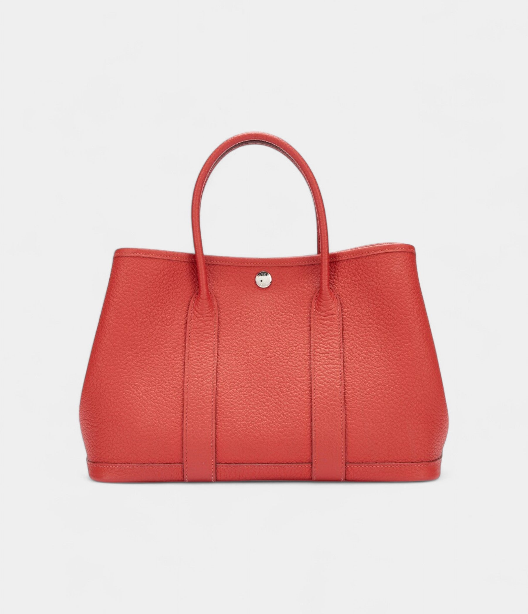 Hermès Rouge Duchesse Negonda Garden Party 30 TPM Palladium Hardware