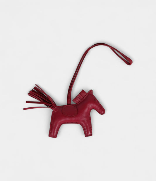 Hermès Rubis Grigri Horse Rodeo Bag Charm PM