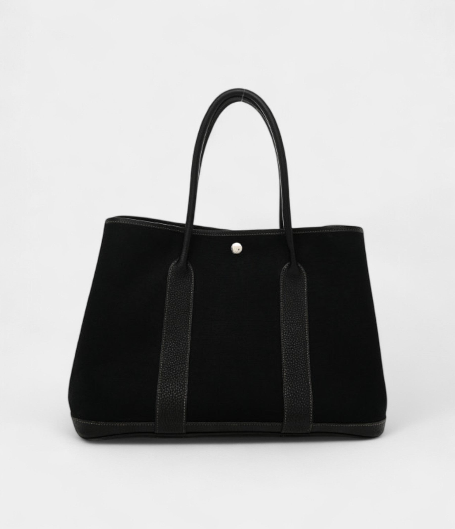 Hermes Toile Negonda Garden Party Tote 36 MM Black