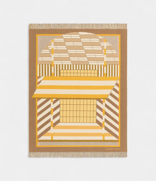 Hermès Vitrine Rocabar Wool & Cashmere Blanket