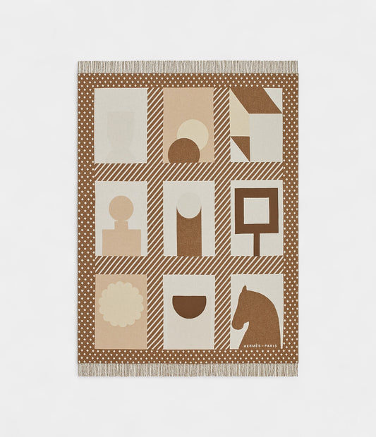 Les Objets du Faubourg Blanket A Tribute to Iconic Design