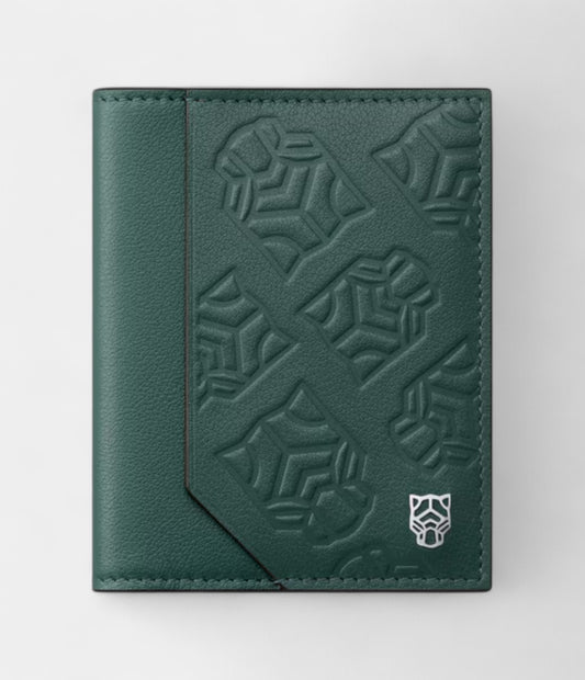 Panthère de Cartier Four-Credit Card Holder in Pine Green